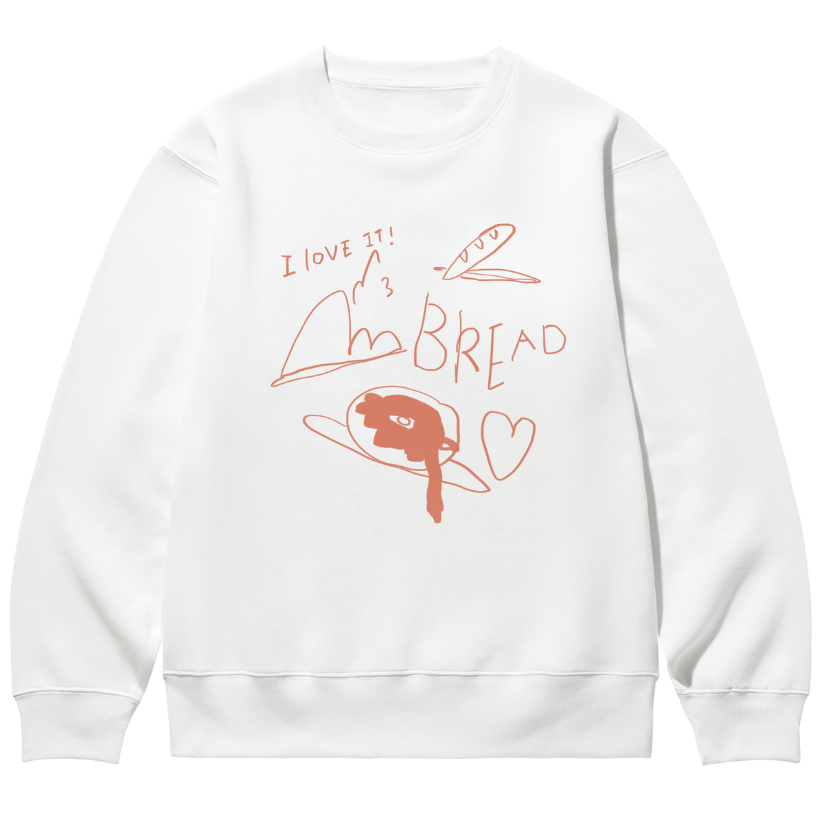 어썸어스(AWESOMEUS) I LOVE IT, BREAD SWEAT_4 COLOR