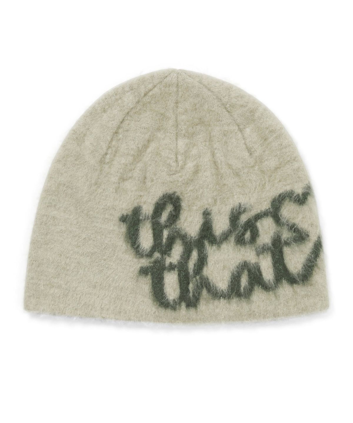 디스이즈네버댓(THISISNEVERTHAT) Heart Logo No Cuff Beanie Sand