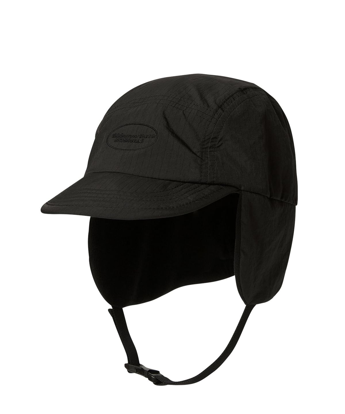 디스이즈네버댓(THISISNEVERTHAT) Earflap Duckbill Cap Black