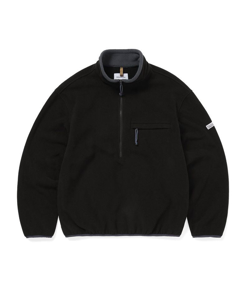 Fleece Pullover Black