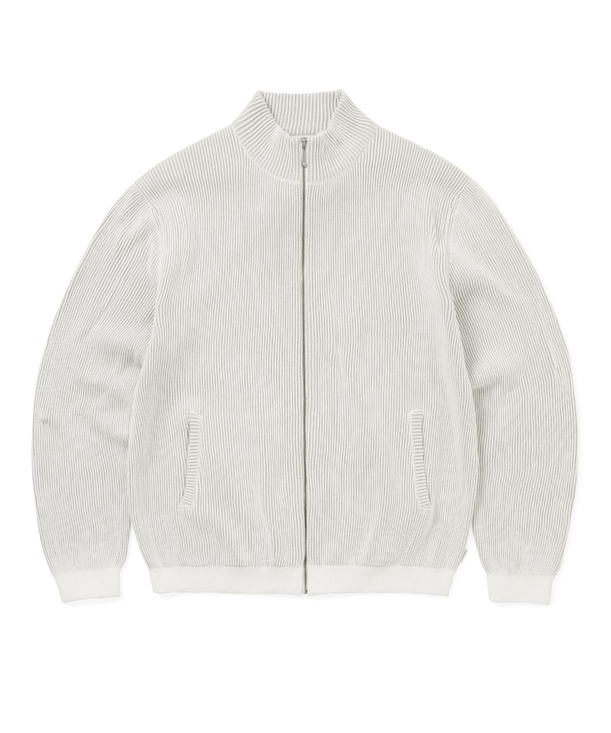 디스이즈네버댓(THISISNEVERTHAT) Full Zip Cardigan White