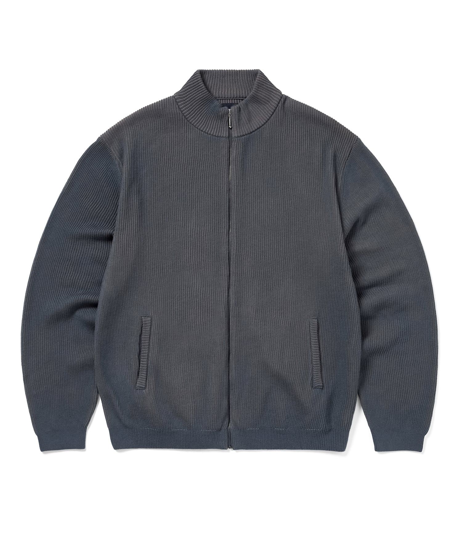 MUSINSA公式 | thisisneverthat Full Zip Cardigan Slate
