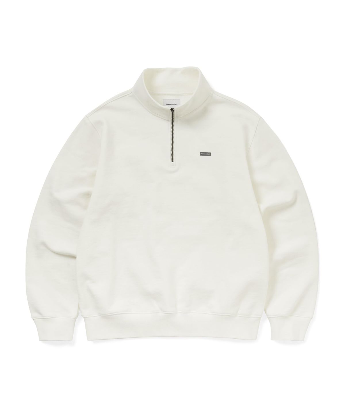 디스이즈네버댓(THISISNEVERTHAT) T.N.T. Classic HDP Half Zip Sweatshirt Natural