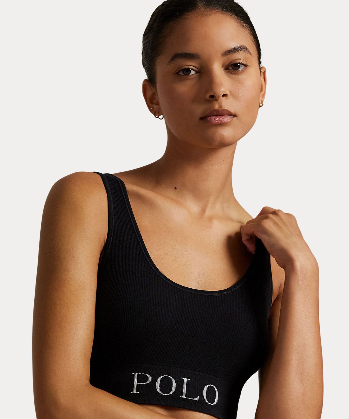 폴로 랄프로렌 이너웨어(POLO RALPH LAUREN INNERWEAR) 심리스 탱크탑 블랙 4P0299