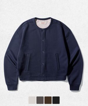 레이 테리 가디건 네이비 SJOT7832