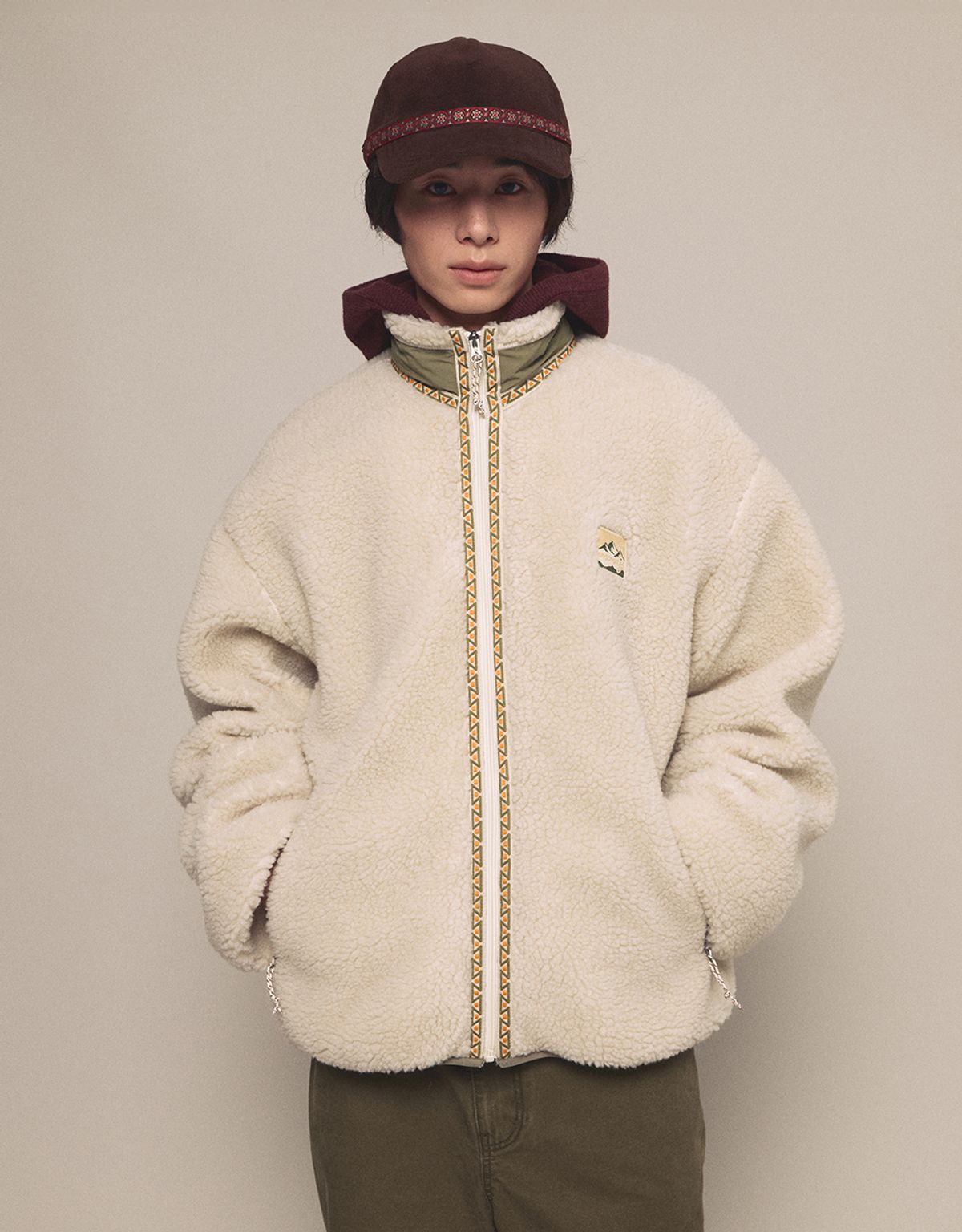 엠엠엘지(MMLG) [Mmlg] EARFLAP FLEECE CAP (BROWN)