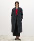 (우먼)울 100 롱 코트 차콜