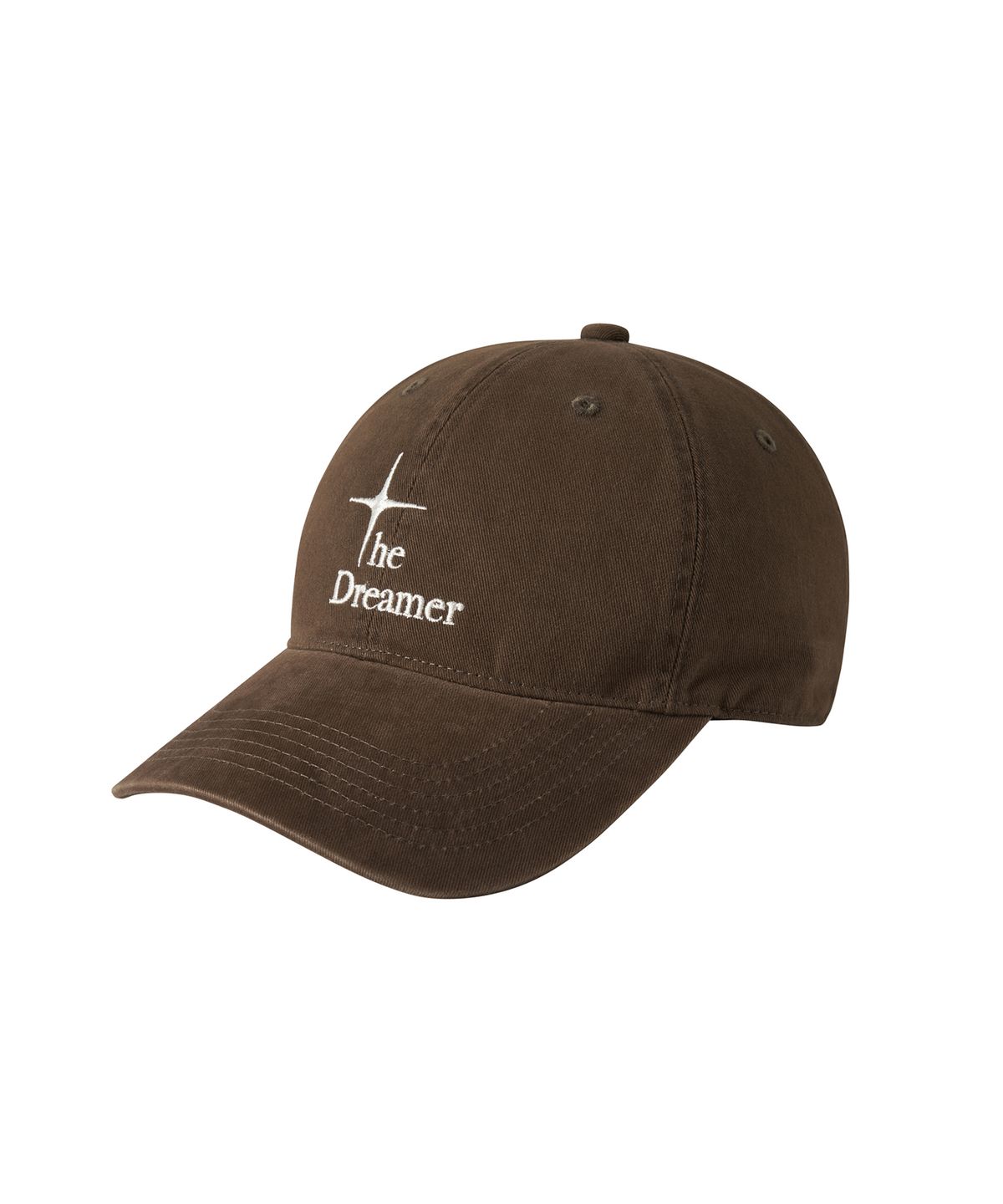 드리머(DREEMR) Washed Casual Logo Ball Cap - Brown