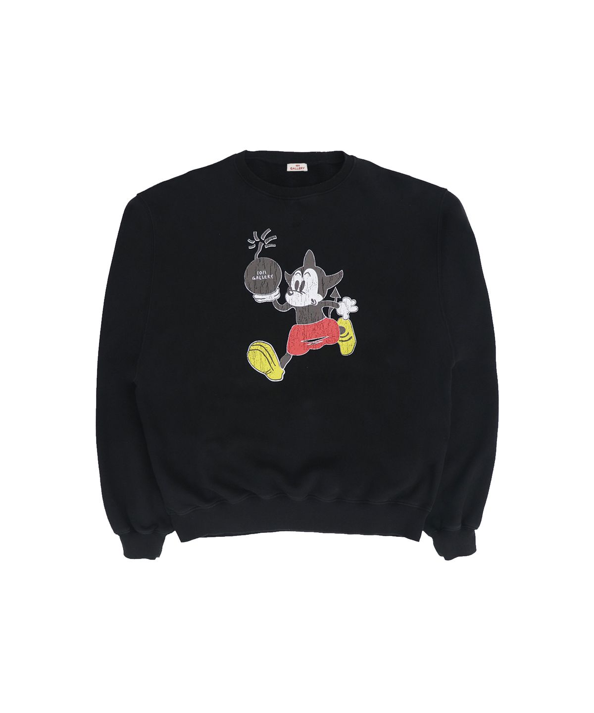1011갤러리(1011 GALLERY) Gallery Mickey Sweatshirts - Black