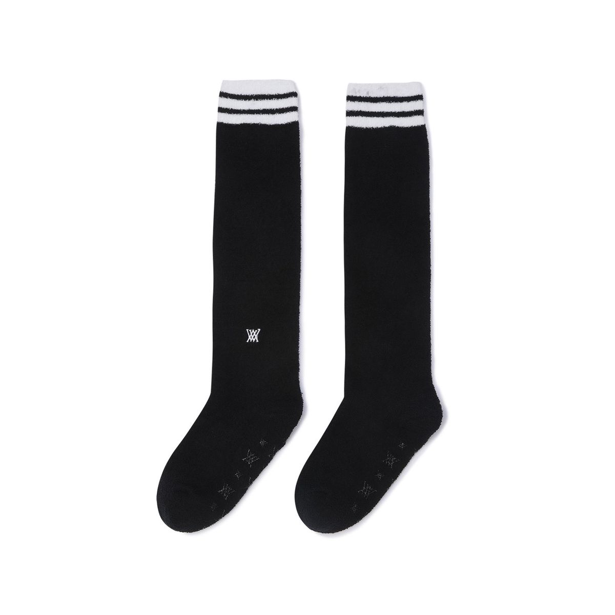 어뉴골프(ANEW GOLF) WOMEN TACTEL KNEE SOCKS_BK