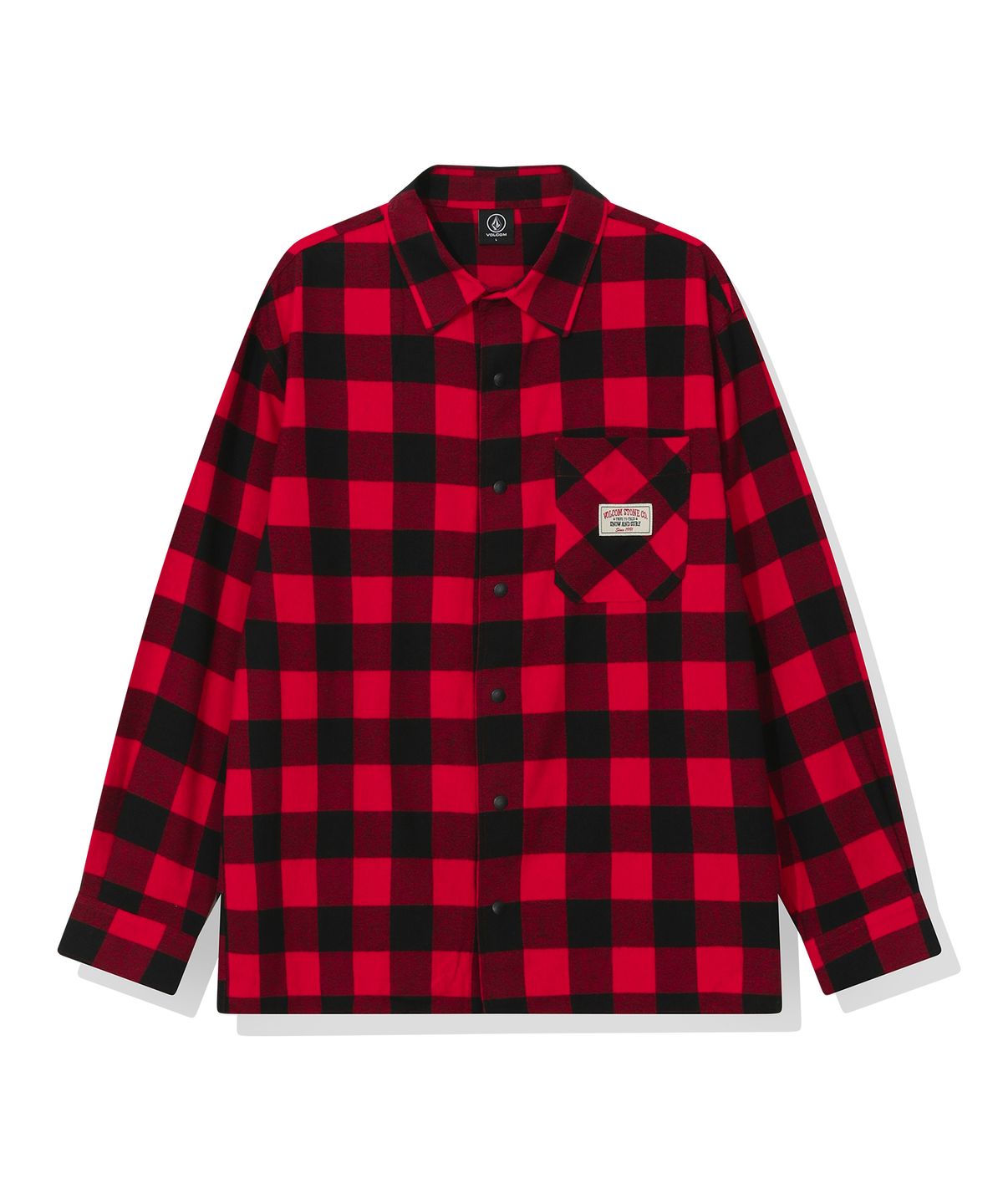 볼컴(VOLCOM) 스노우 앤 서프 플라넬 셔츠(레드)