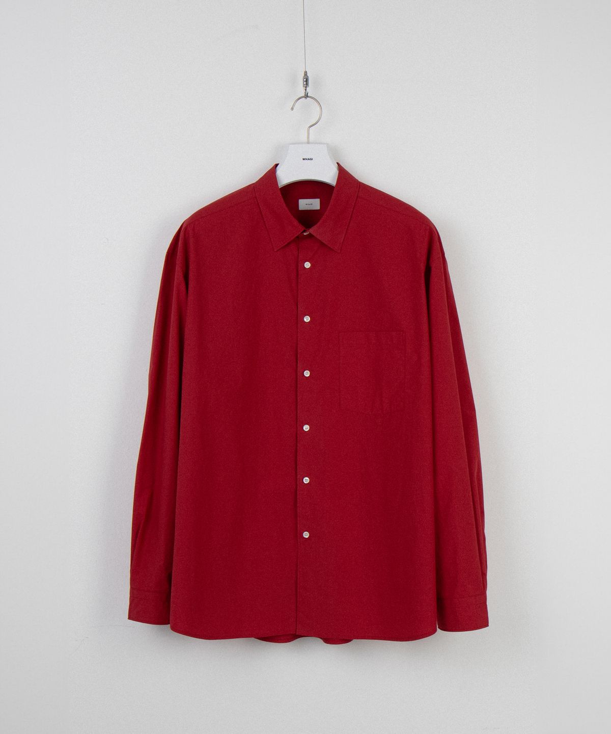 와기(WHAGI) Vintage Architect Shirt (Vintage Red)