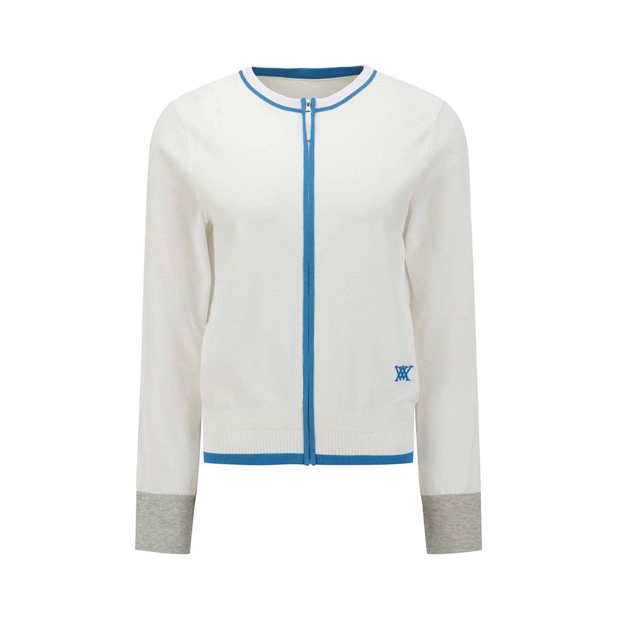 어뉴골프(ANEW GOLF) WOMEN FA FLIP SIDE KNIT CARDIGAN_WH