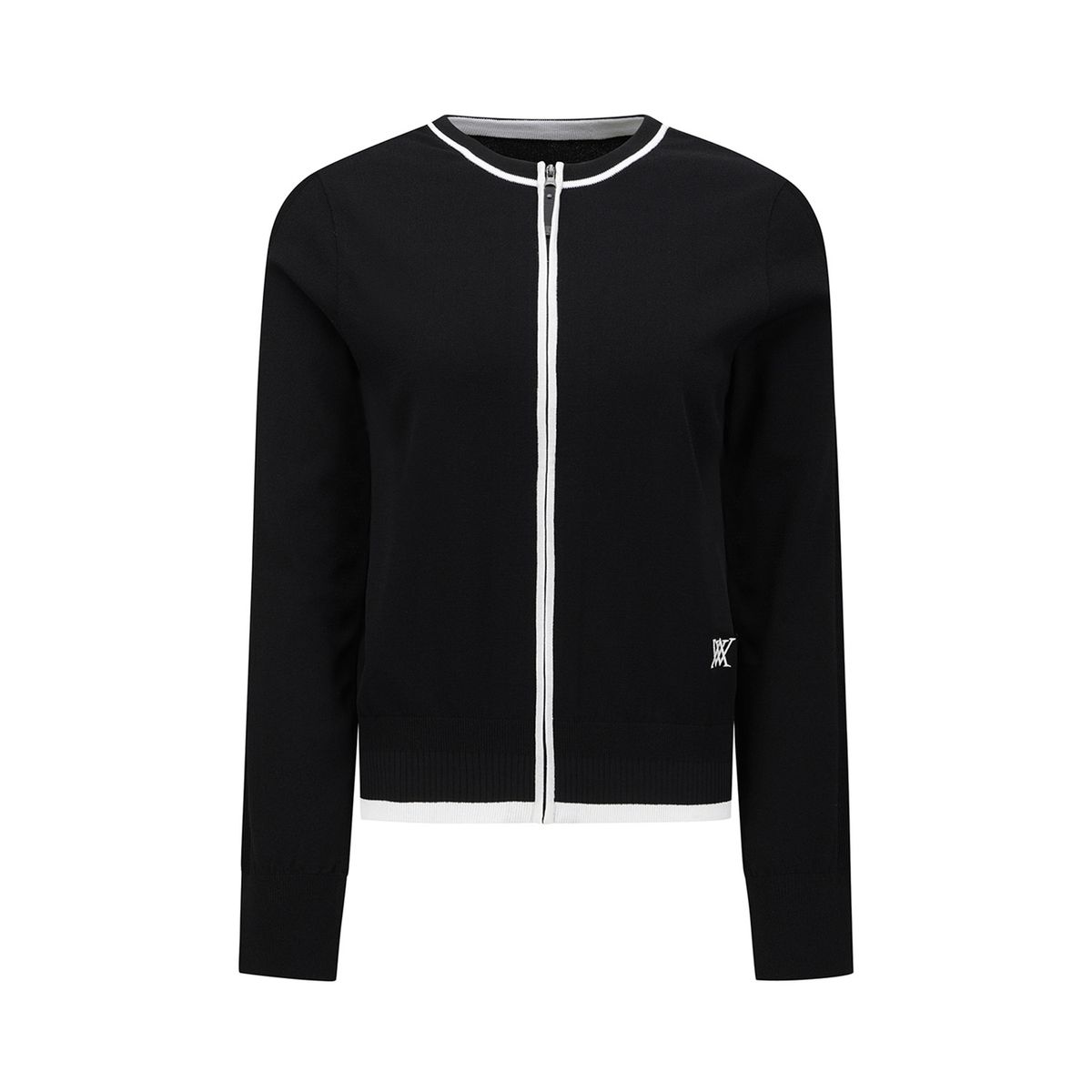 어뉴골프(ANEW GOLF) WOMEN FA FLIP SIDE KNIT CARDIGAN_BK