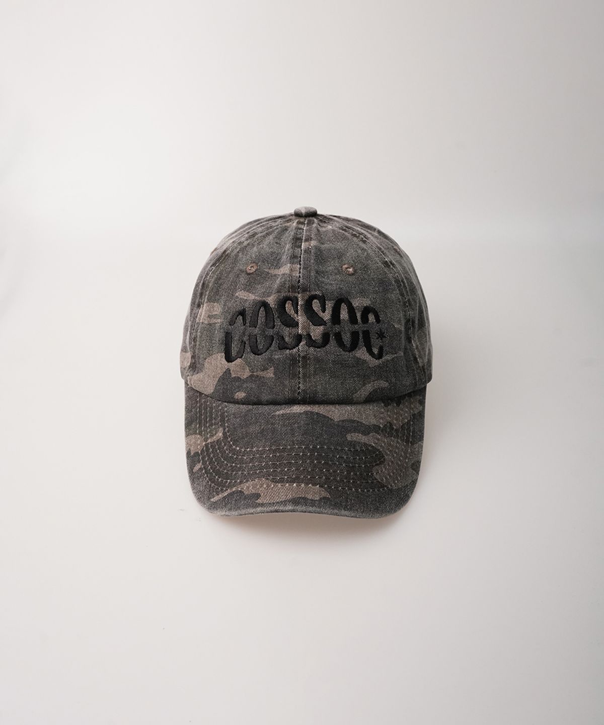 코소(COSO) 텍스트 로고 볼캡 (카모 3번)
