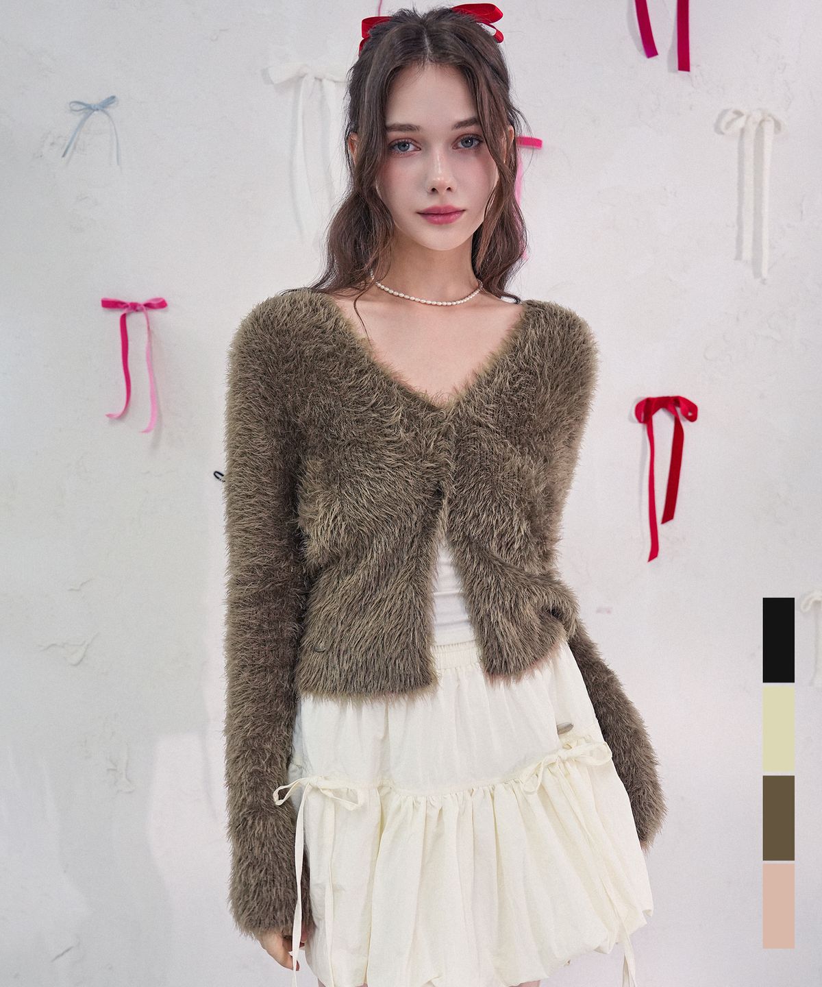 비바셔스(VIVACIOUS) Ange Two-button Knit CD_4Colors