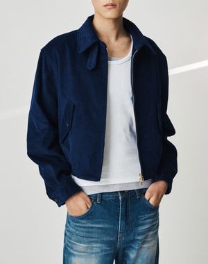 셰이드 코듀로이 블루종 [네이비]