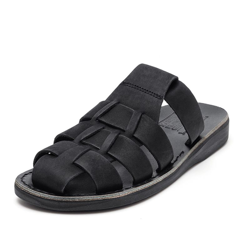 1063N MICHAEL SLIDE-BLACK NUBUCK (미카엘 슬라이드 누벅)