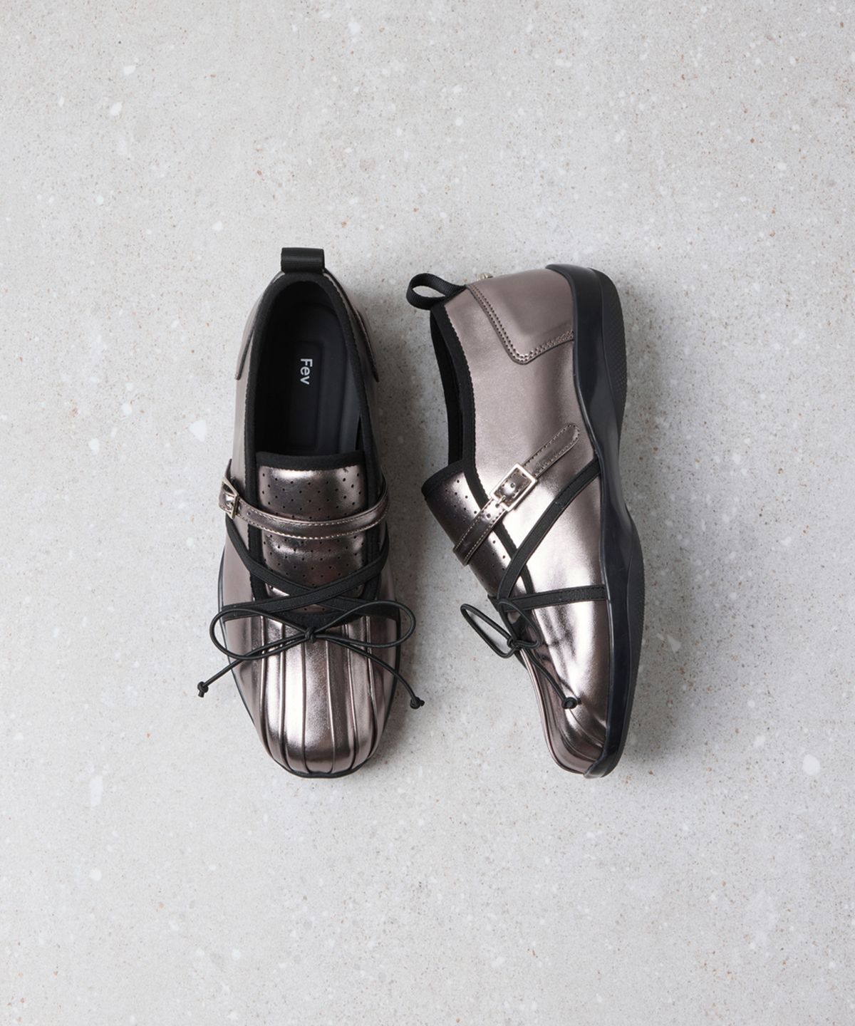 슈콤마보니(SUECOMMA BONNIE) Fev_Comfy vera ballet sneakers(silver)_DE4DA25505SVX