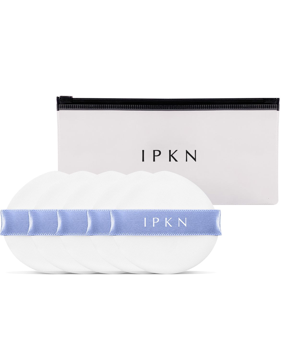 입큰(IPKN) 스킨 피니쉬 피팅 쿠션  퍼프 5매입 + 파우치