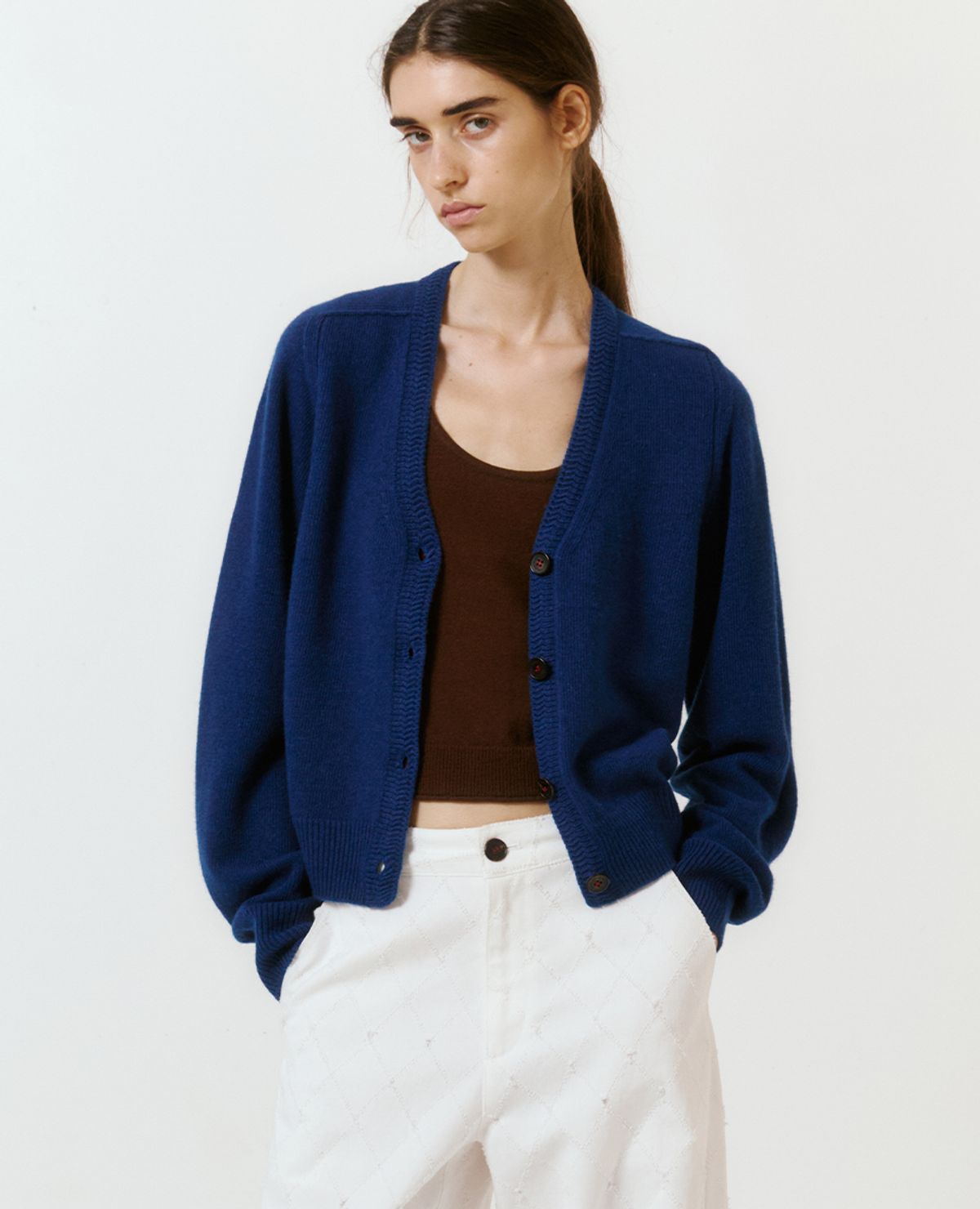 매기(MAGGIE) Signature Basic Cardigan (3color)