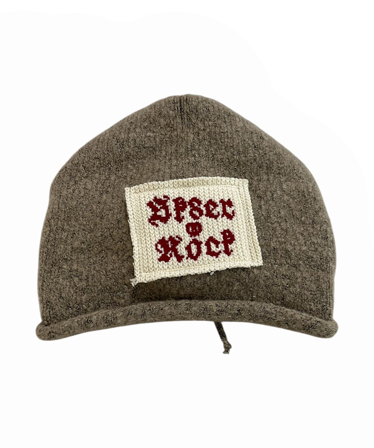 스케이터락(SK8ER ROCK) Rolled Back String Beanie ((beige))