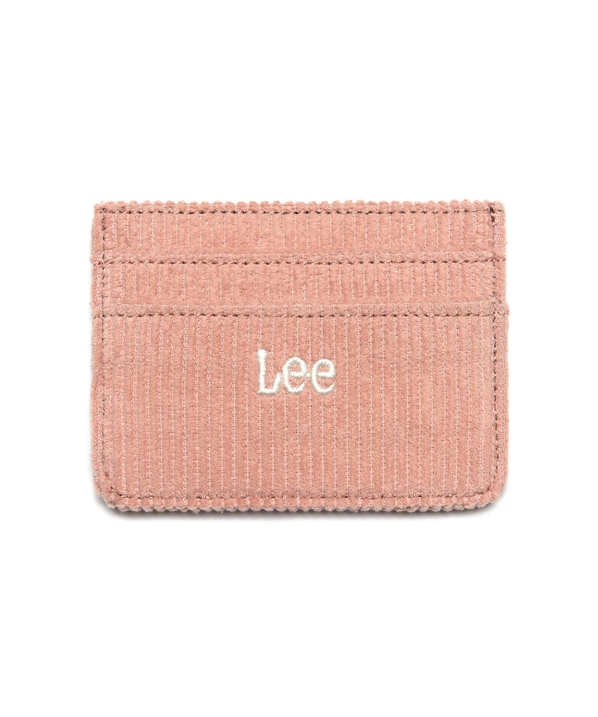 리(LEE) 코듀로이 카드 홀더 핑크