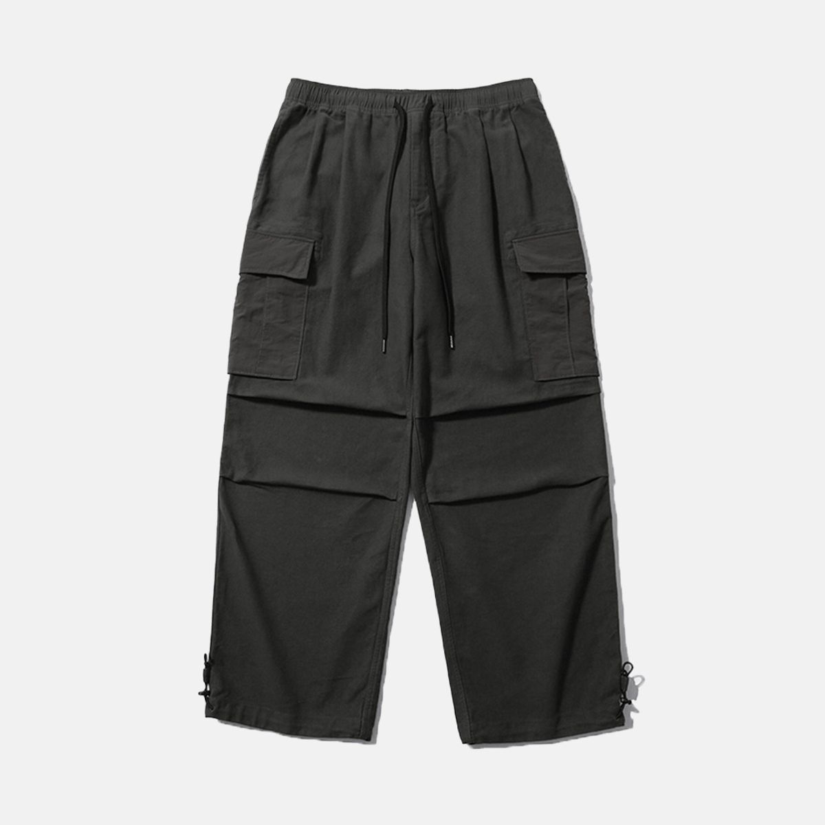 모이프(MOIF) [AW25] OVER MIL 6P BRUSHED PANTS / CHARCOAL