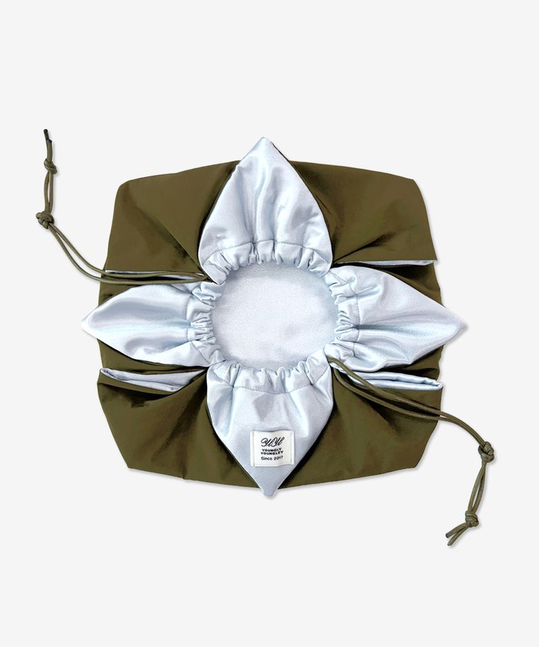 YLYL Bojagi pouch, FOREST