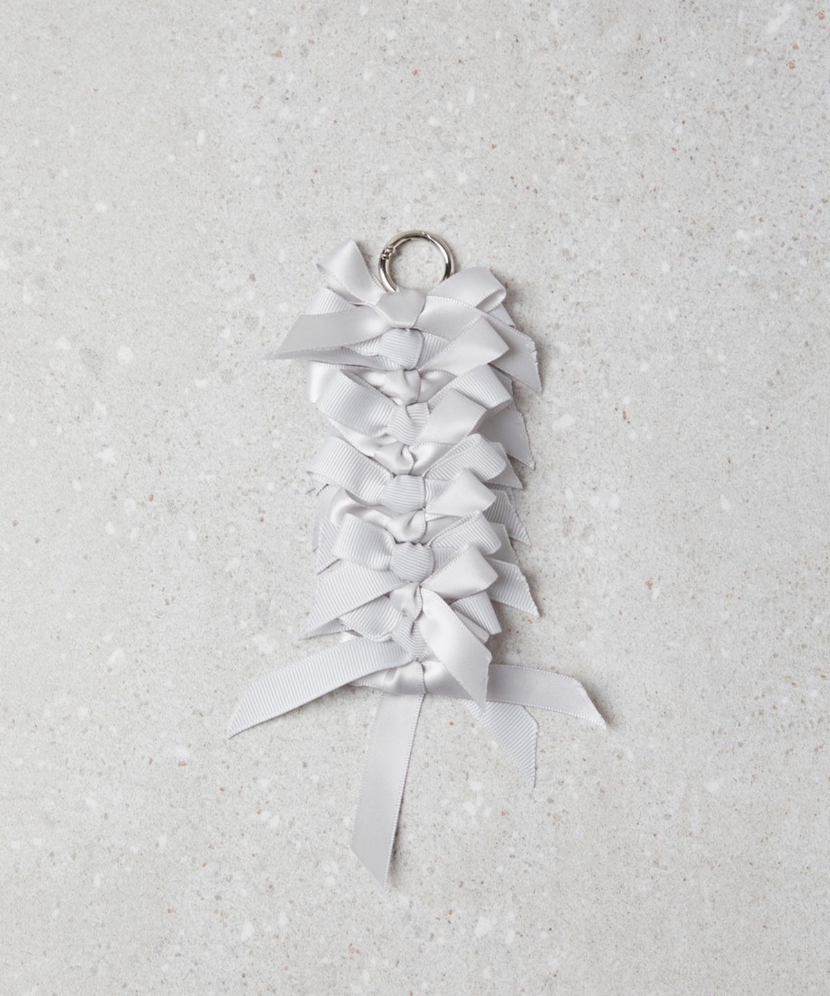 슈콤마보니(SUECOMMA BONNIE) Fev Ribbon brooch large(silver) DFAAA25507SVX
