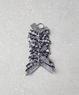 Fev Ribbon brooch large(black white) DFAAA25507BWX
