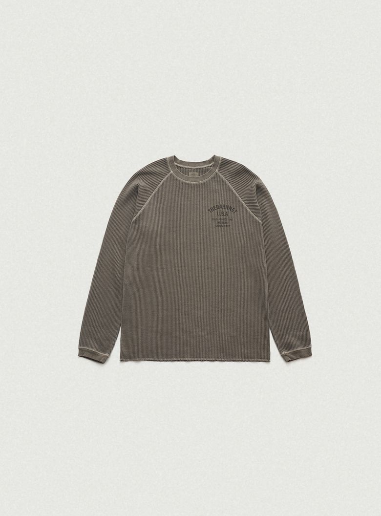 Vero Pigment Waffle T-Shirt_Khaki