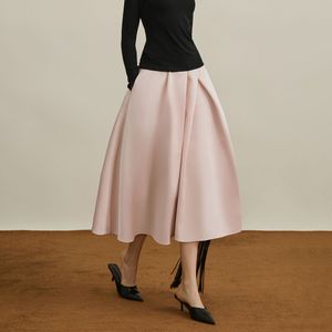 YY_Loose solid versatile skirt_2color
