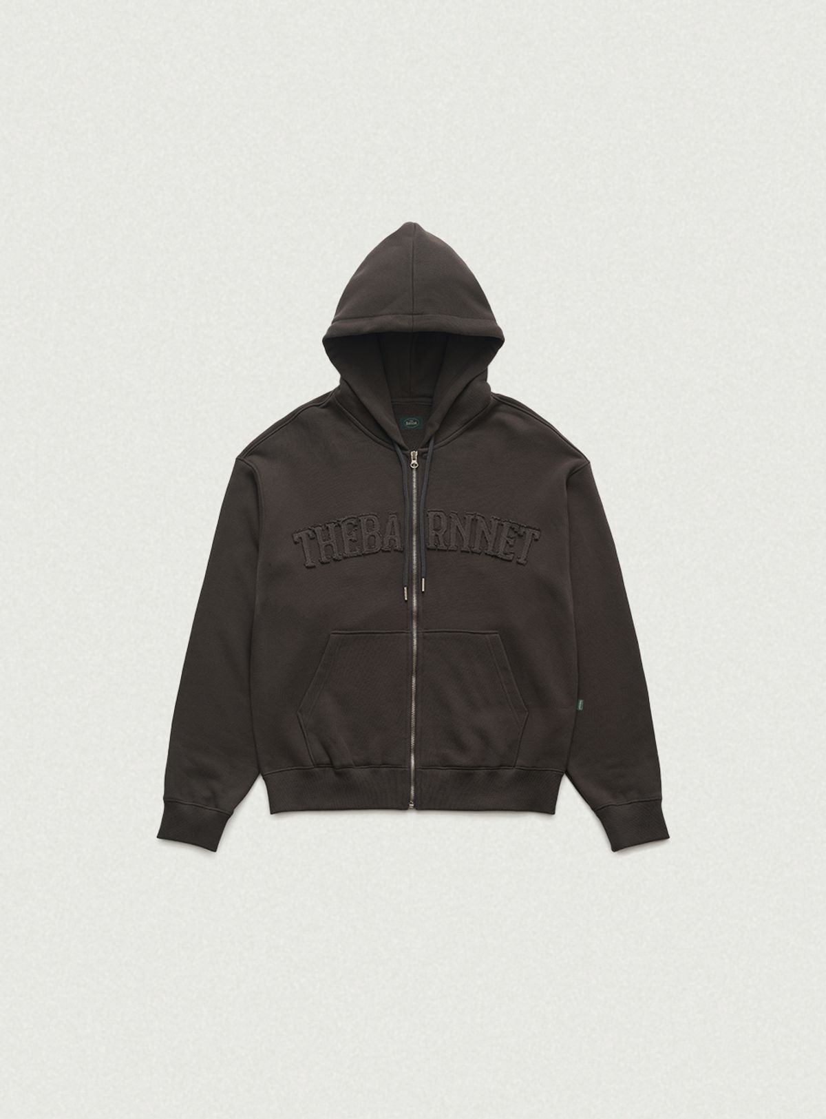 더바넷(THEBARNNET) Forde Sweat Zip-Up Hoodie Jacket_Charcoal