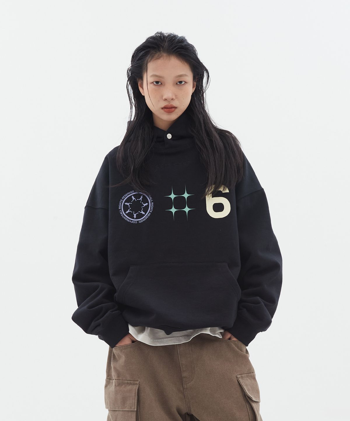 도미넌트(DOMINANT) Route 66 Hoodie Black