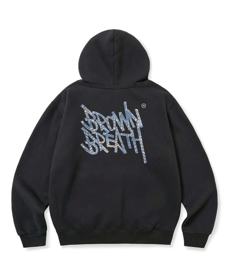 NIGHT TAG HOODIE - CHARCOAL