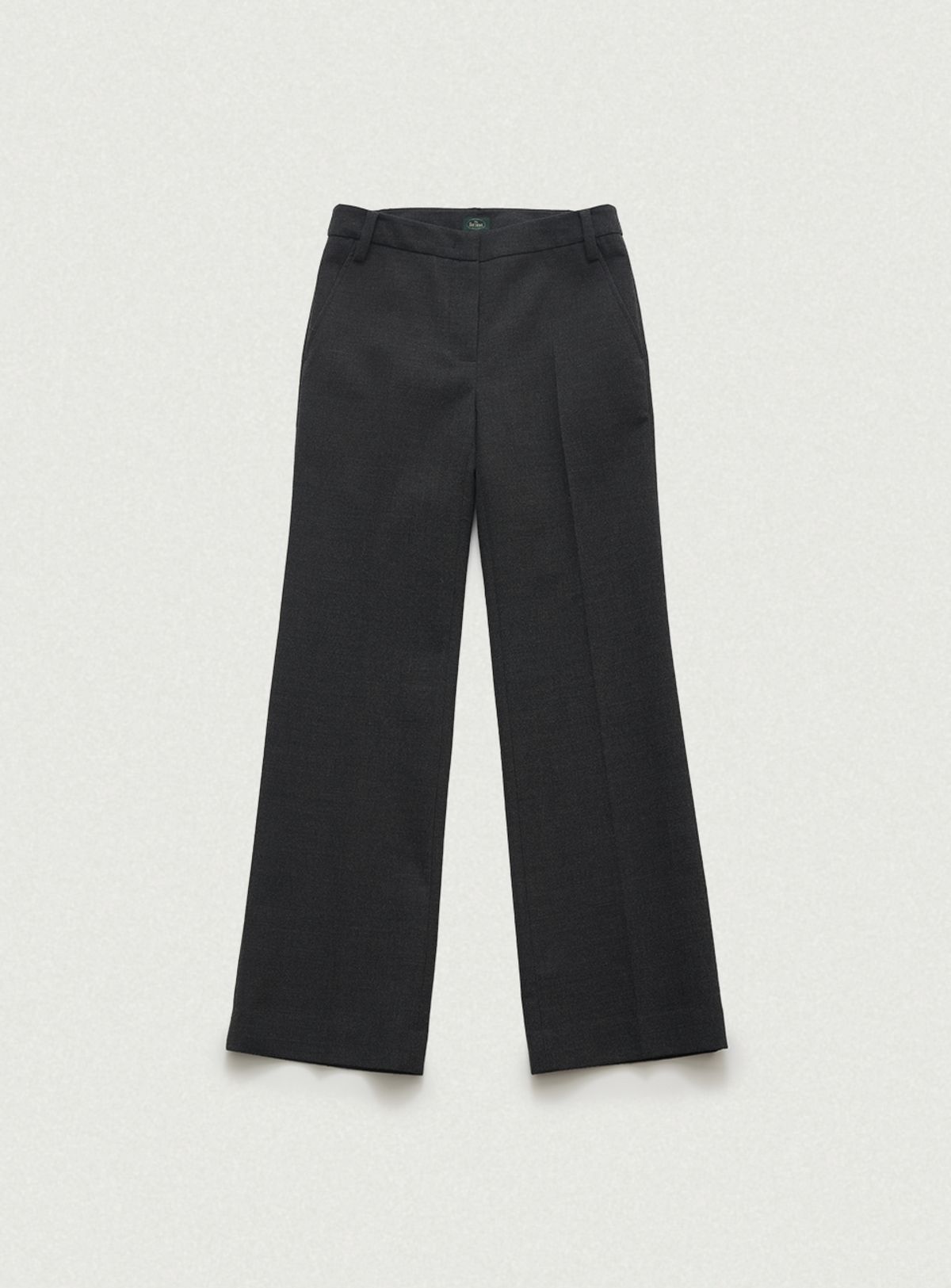 더바넷(THEBARNNET) Mould Low Rise Slacks_Charcoal