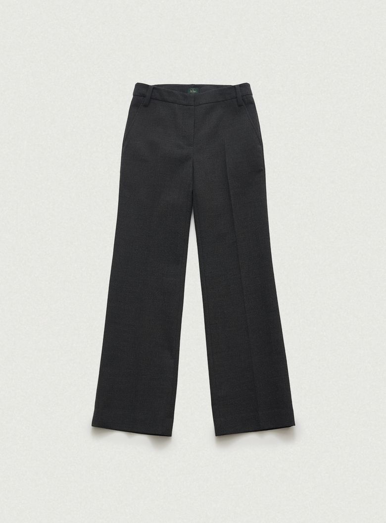 Mould Low Rise Slacks_Charcoal