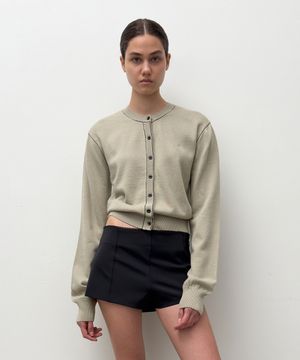 STITCH KNIT CARDIGAN (beige)