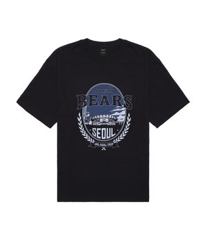 무신사 x KBO 볼파크 Ver.2 반소매 티셔츠 블랙 [서울 두산 베어스]