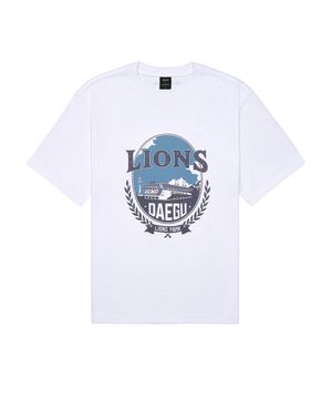 무신사 x KBO 볼파크 Ver.2 반소매 티셔츠 화이트 [대구 삼성 라이온즈]