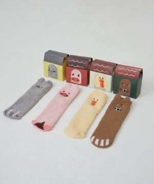 (uni)동물 시리즈 수면양말