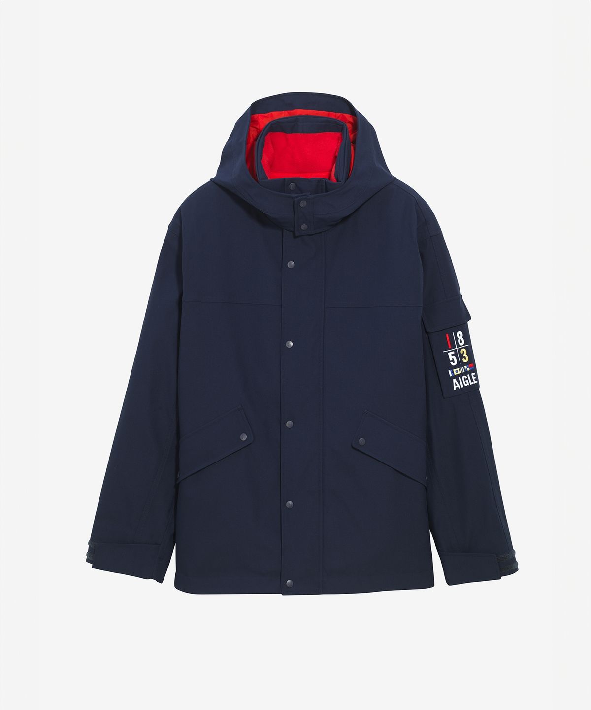 에이글(Aigle) 남성 MTD 숏 코플랜드 파카 AIW25MOUI004EMP