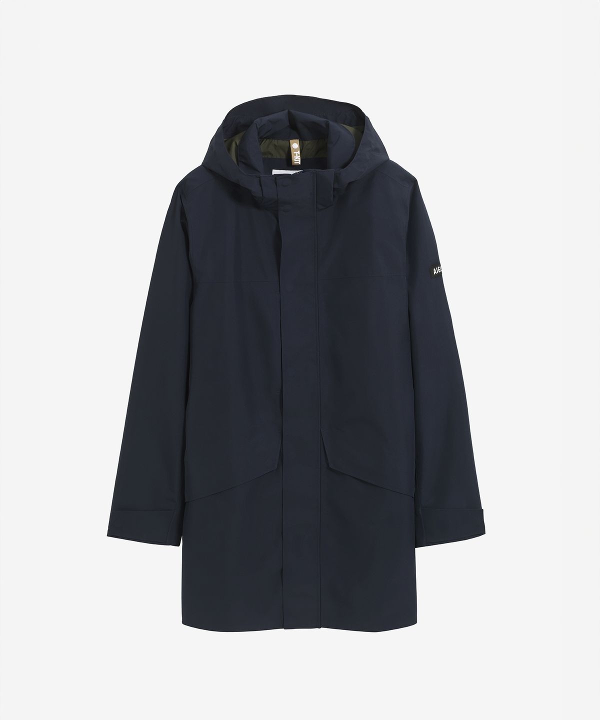 에이글(Aigle) 남성 고어텍스 T-KIT 후드 롱 파카 AIW25MOUT003EMP