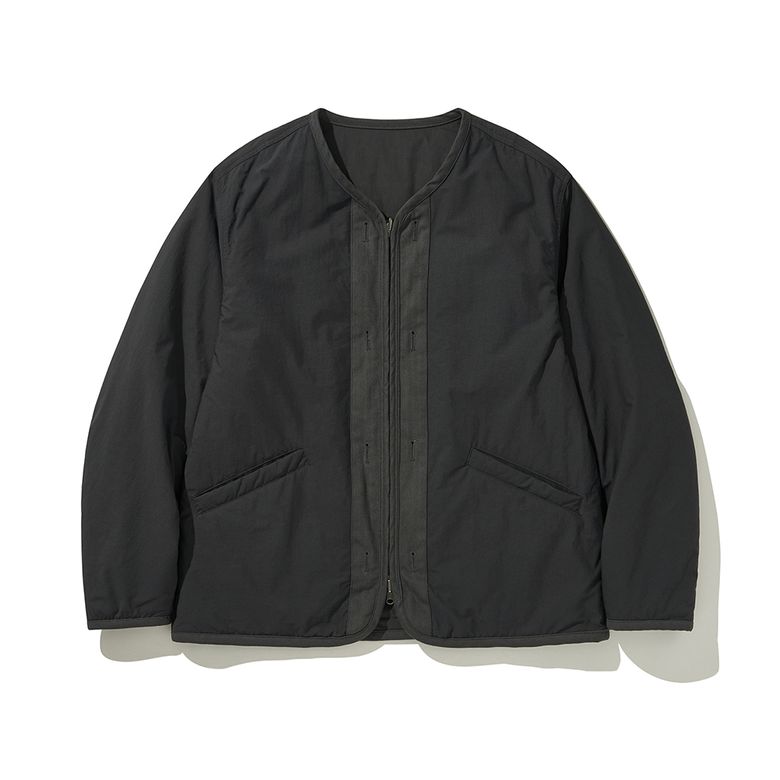 REVERSIBLE LINER JACKET CHARCOAL