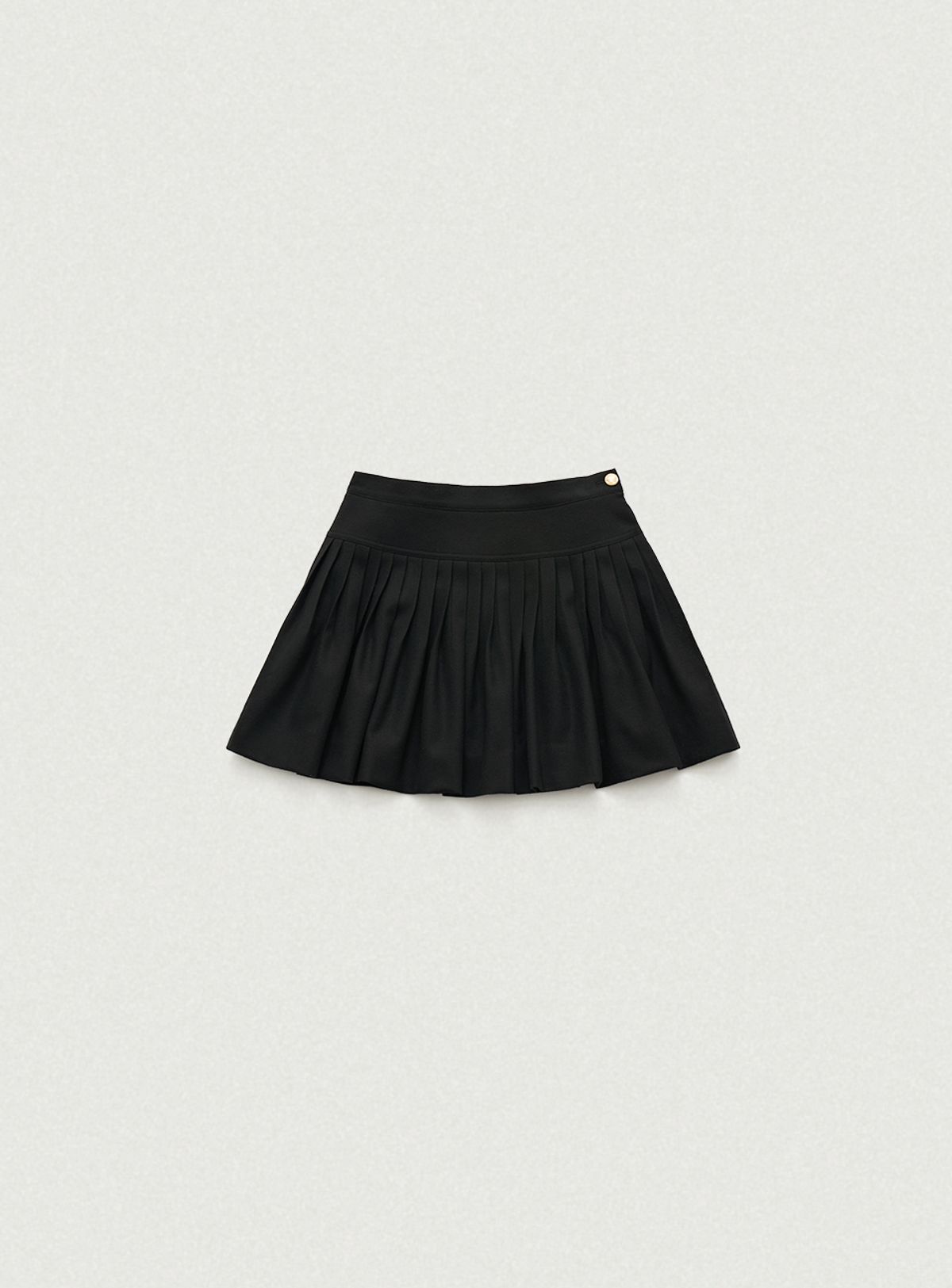 더바넷(THEBARNNET) Karelian Pleats Mini Skirt_Black