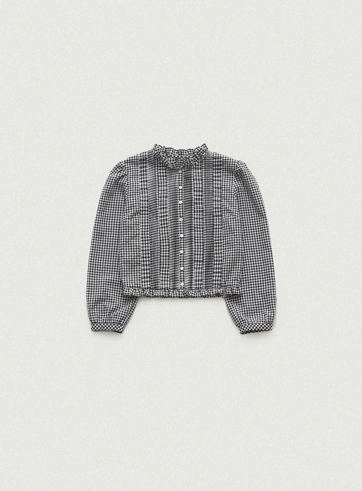 더바넷(THEBARNNET) Plene Pintuck blouse_Check