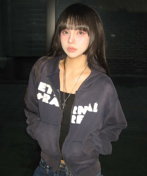 ETERNAL+RARE Hoodie Zip-Up_Navy