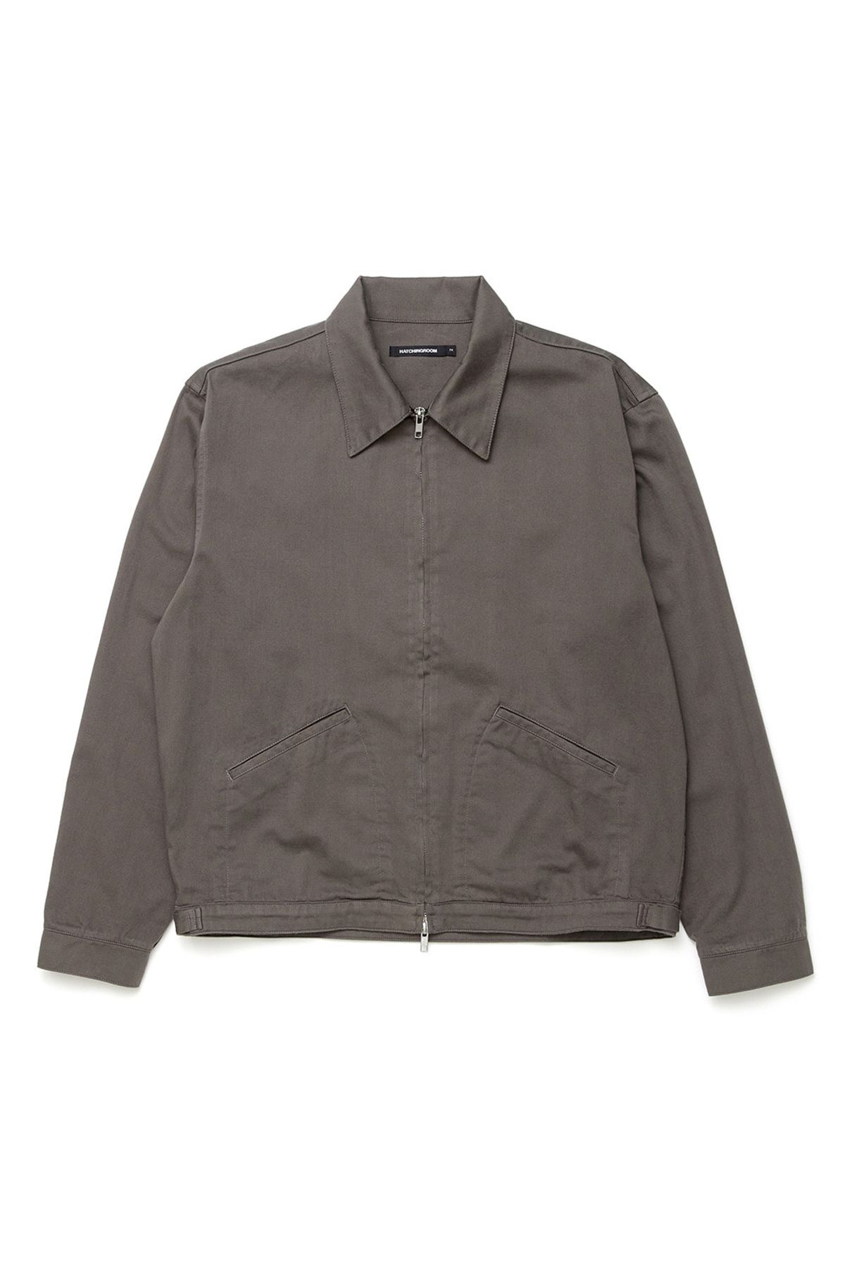 해칭룸(HATCHINGROOM) Plain Blouson Mud Brown