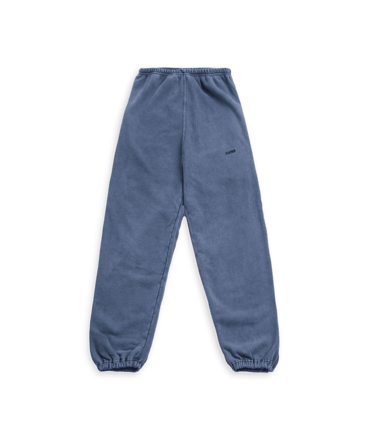 투위드(TUEWID) classic embroidery sweatpants in drop loose fit (navy)